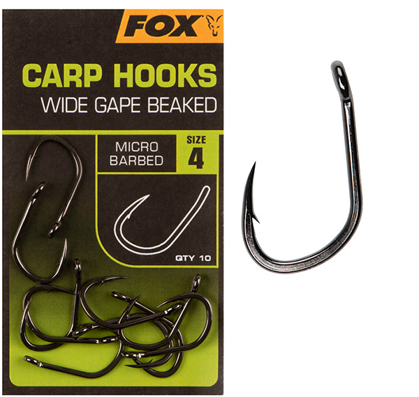 Fox Carp Hooks Wide Gape č.2 háčky